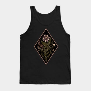 Gothic Diamond Flower Tank Top